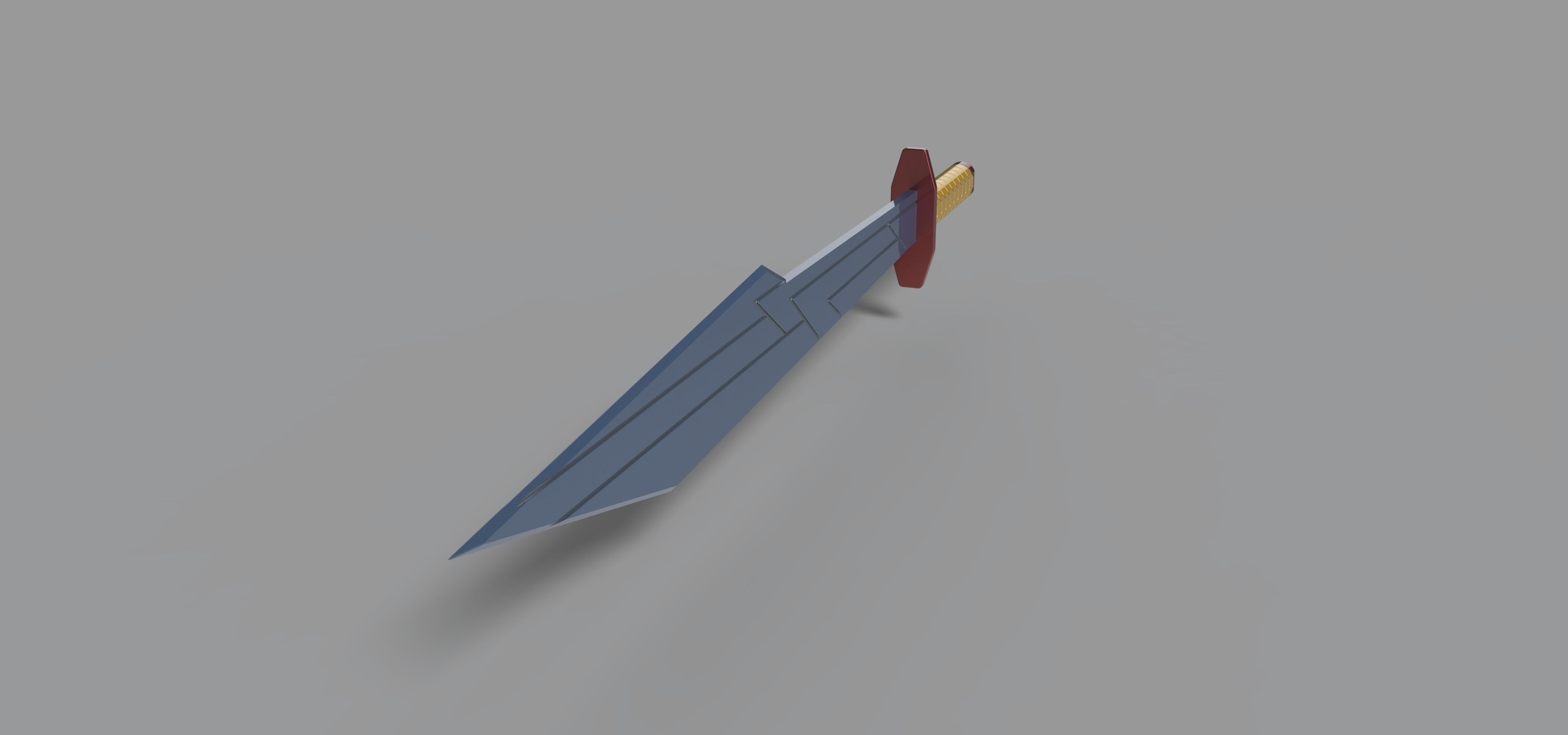 Thors second sword from Thor Ragnarok 3D model_1