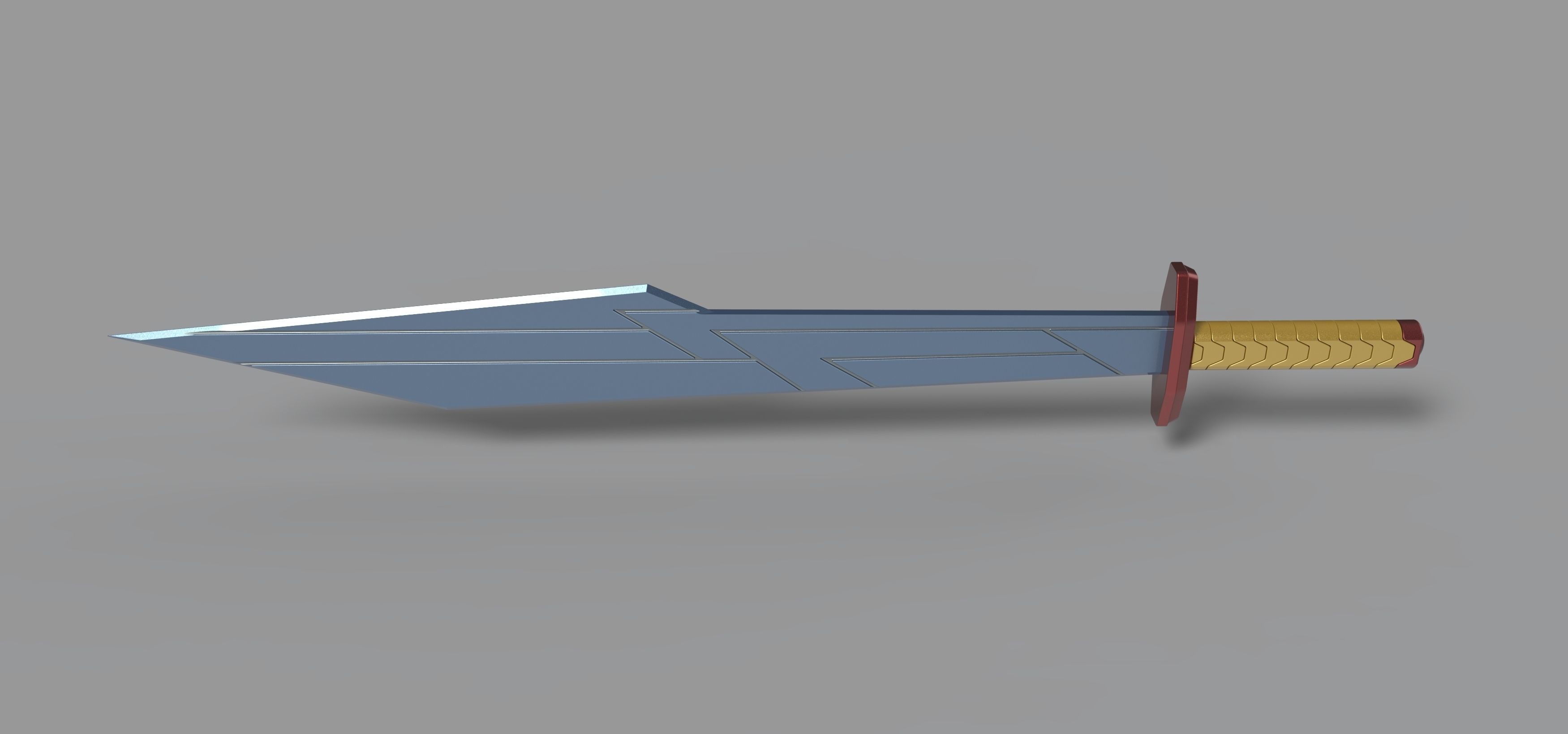 Thors second sword from Thor Ragnarok 3D model_3