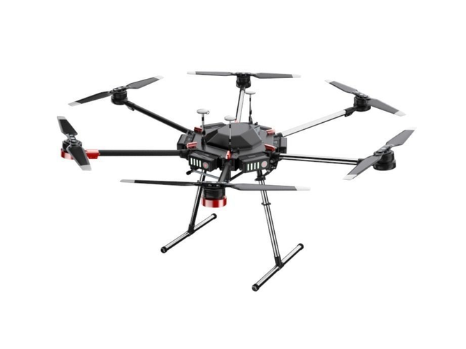 OctoCopter DJI matrice 600 pro realistic 3d model Vray 3D model