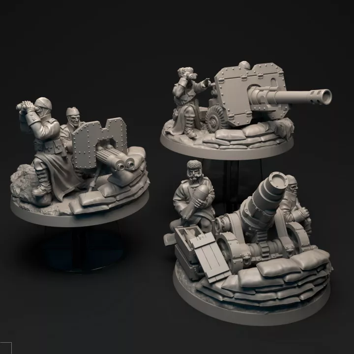 Altirvun Heavy Weapons Team 3D print model