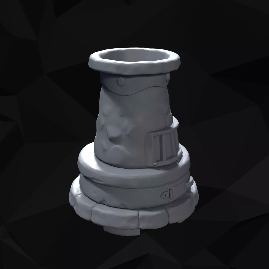 Fantasy Metal Furnace Tabletop Scenery 3D print model