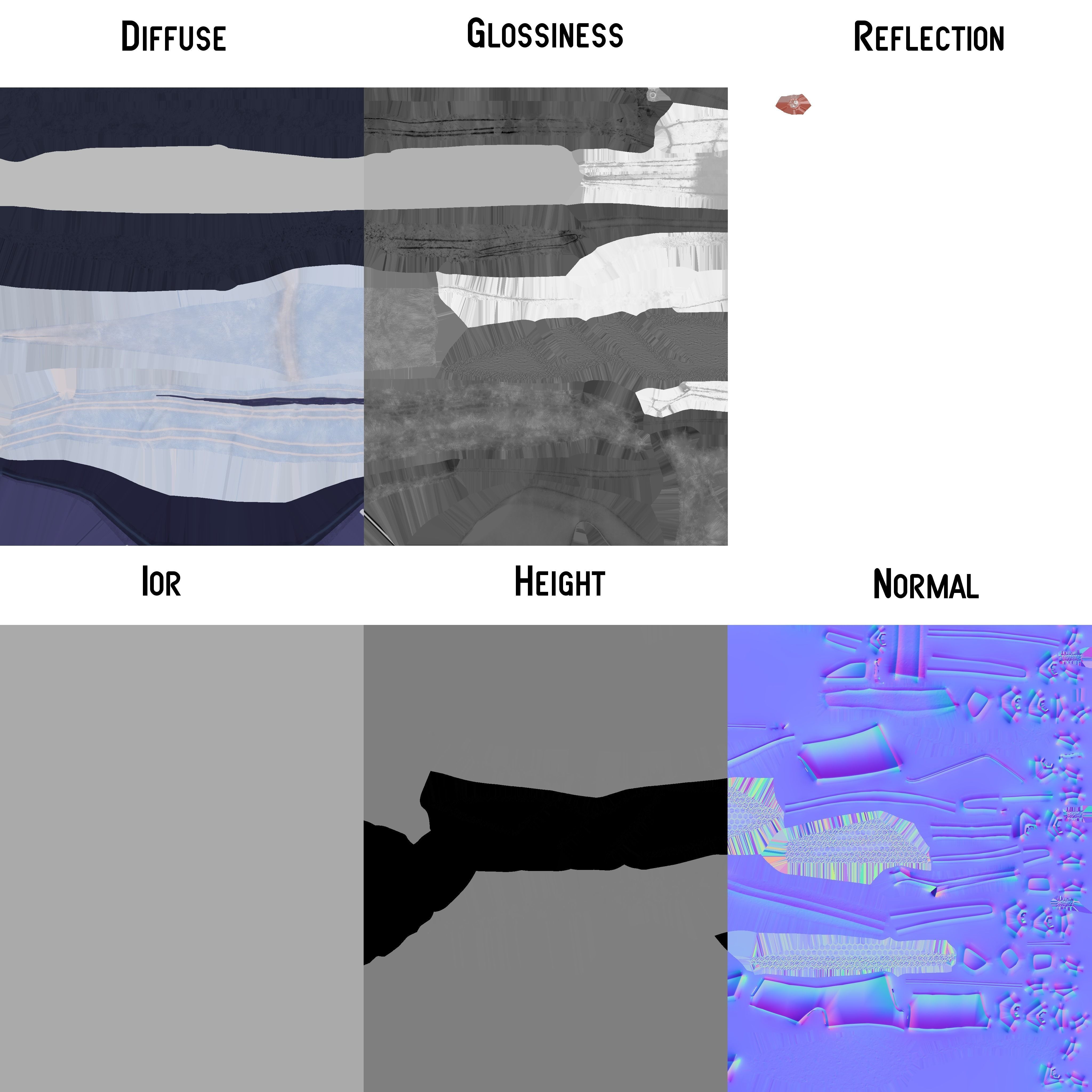 Soft Leather Running Shoes Low-poly 3D model_12