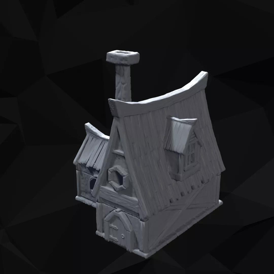 Stylized Middle Ages Part 2 05 Tabletop Terrain 3D print model