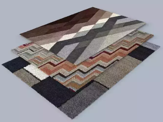 Rugs Collection 2 area rug chevron pattern