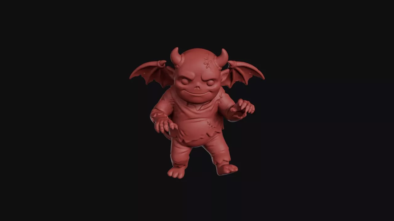 Ragged Winged Goblin Imp 3D print model