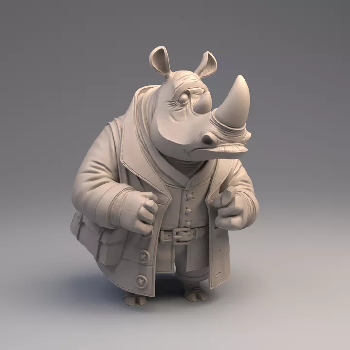 Rhino Merchant 3D print model