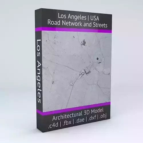 Los Angeles Road Network and Streets