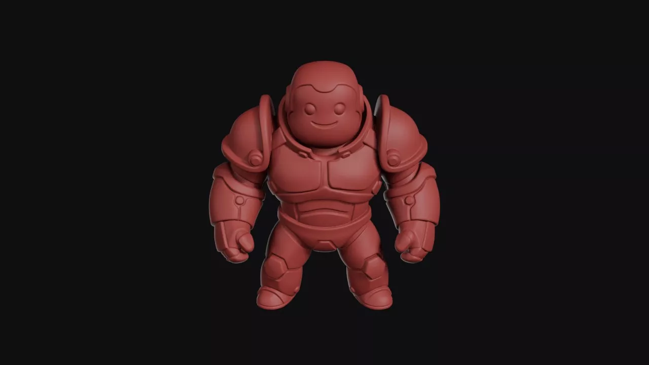 Heavy Armored Guardian Colossus 3D print model