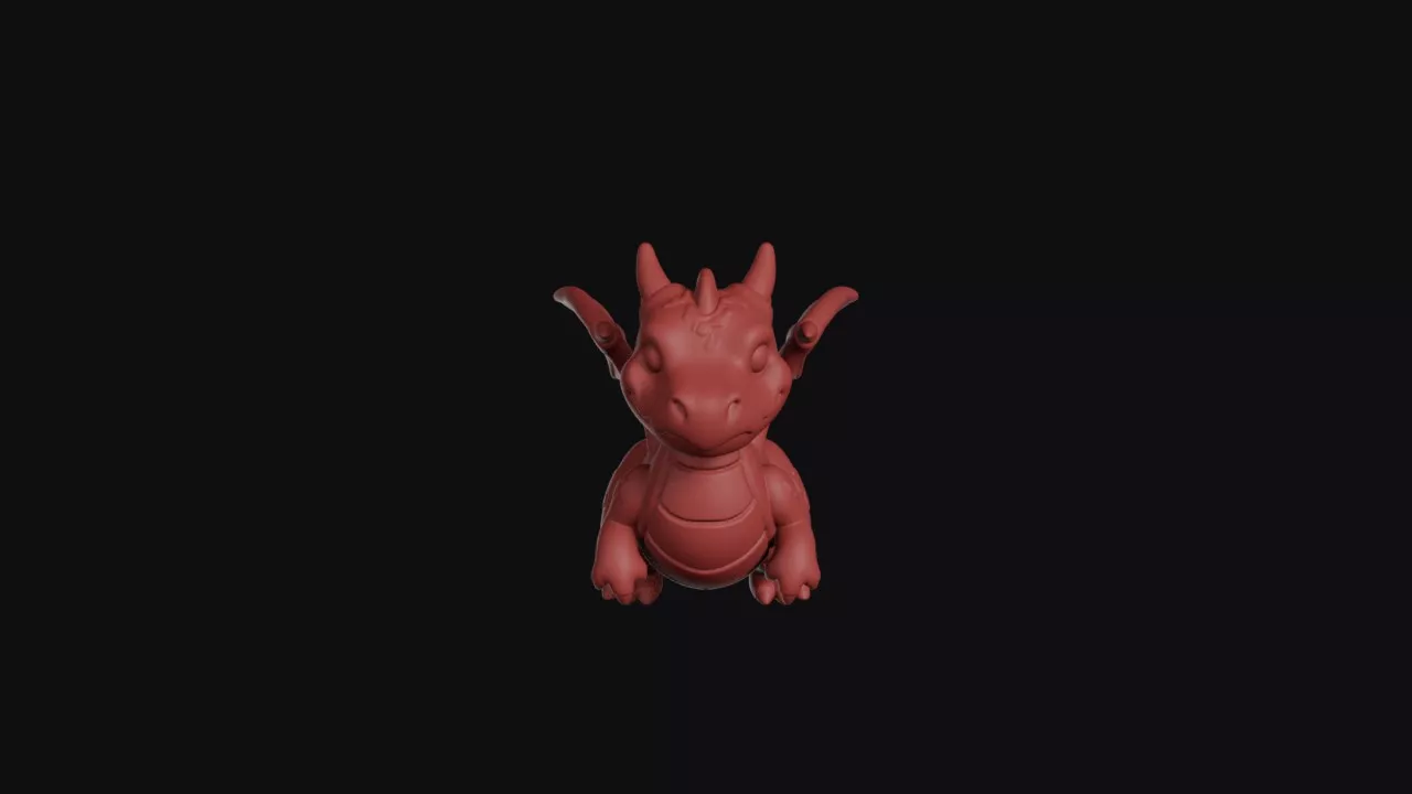 Tiny Winged Dragon Whelp 3D print model