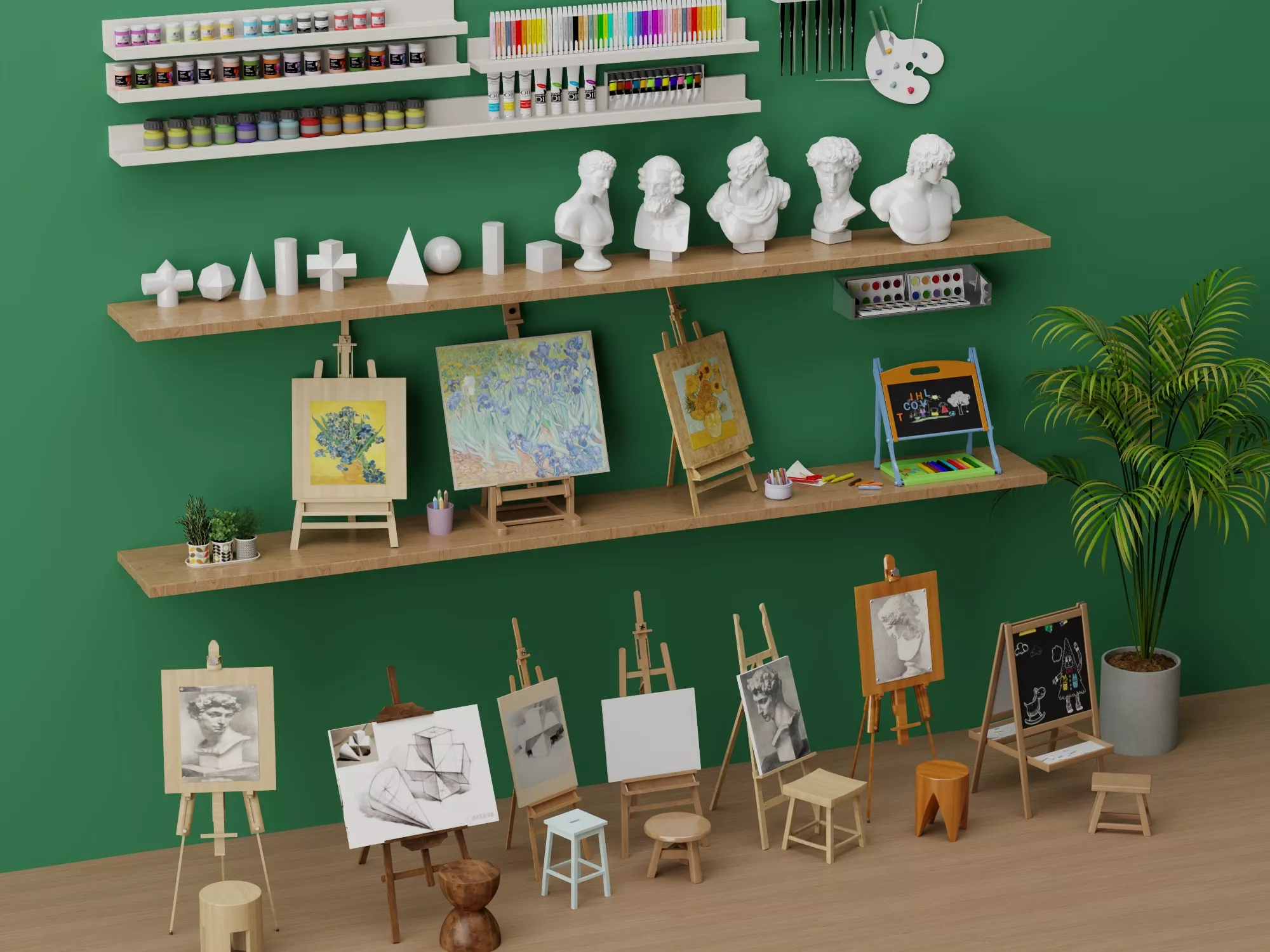 Art Studio Asset Pack 3D model