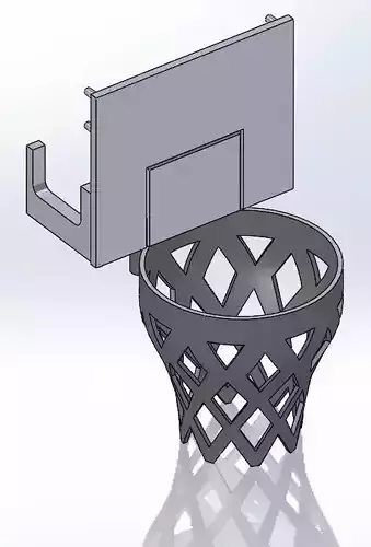 Trashcan Basketball Net 3D print model