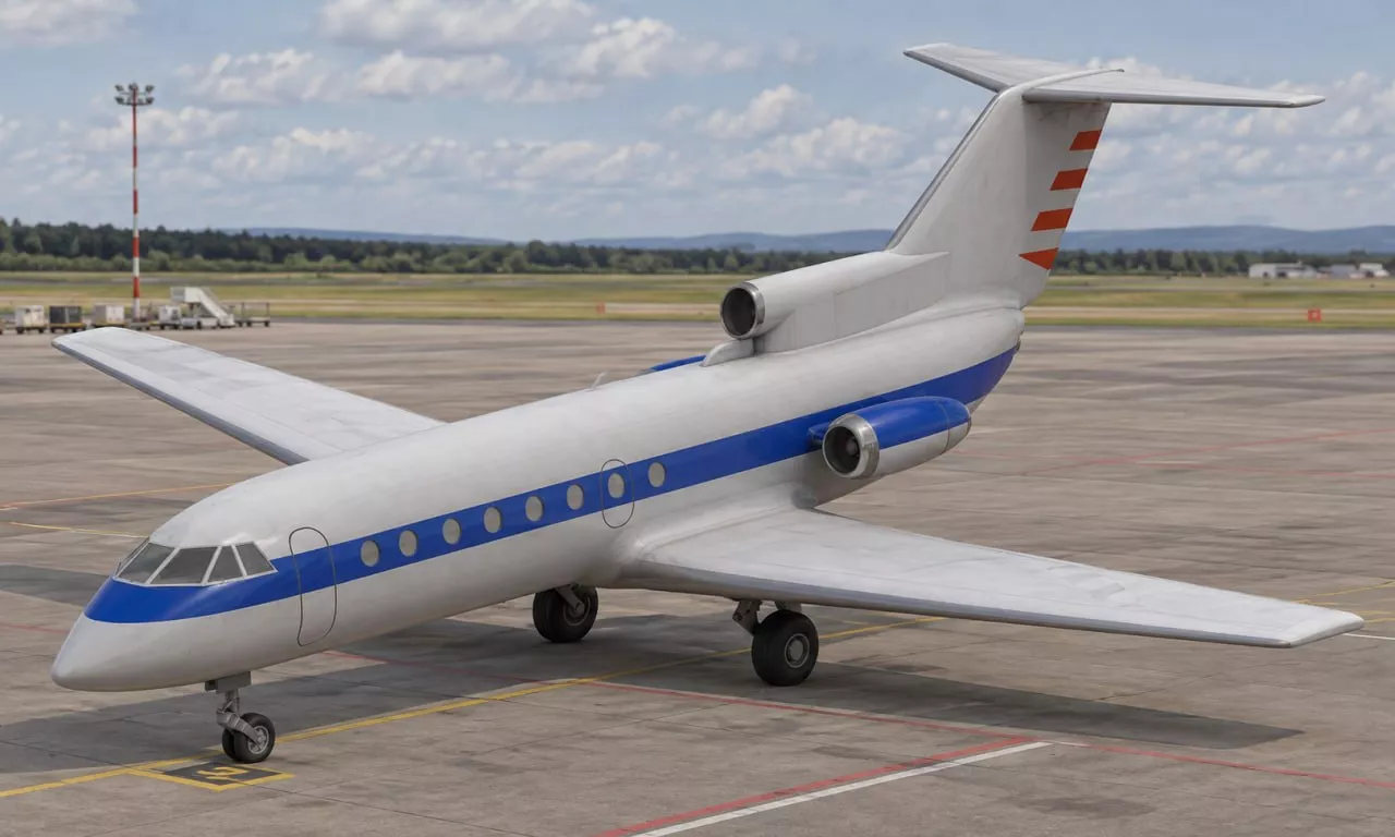Yak-40 3D print model