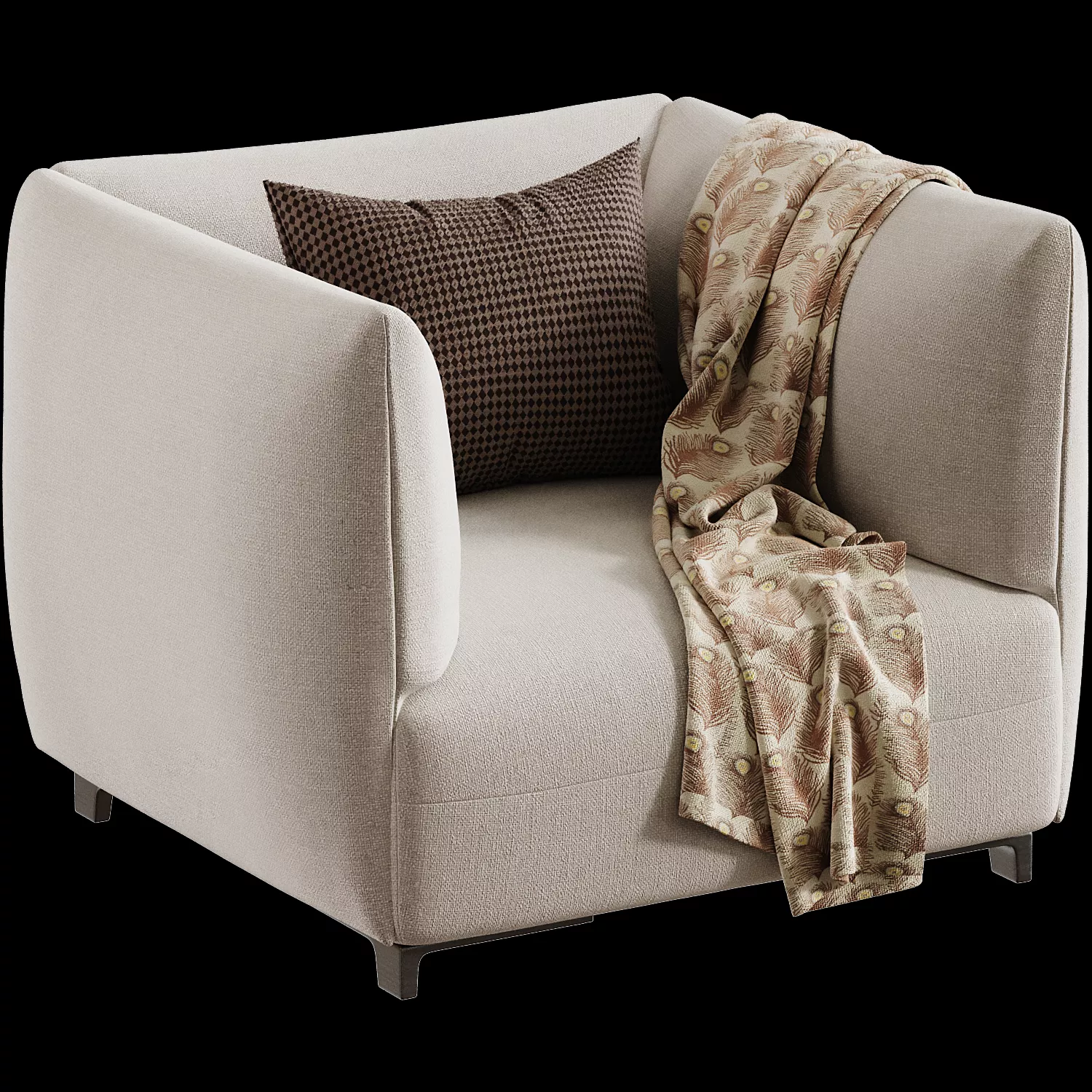 Poliform Joan Armchair 3D model