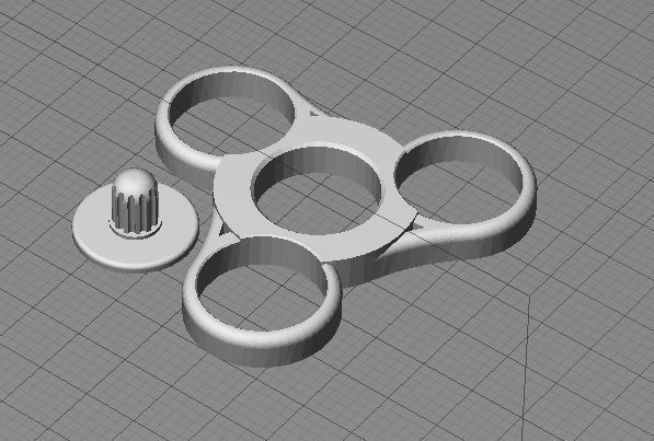 Fidget Spinner 3D print model