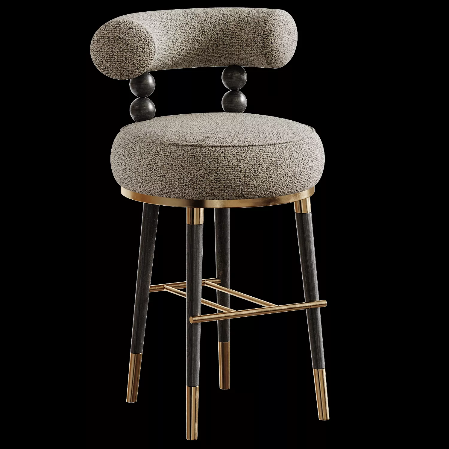 Aretha Bar Stool 3D model