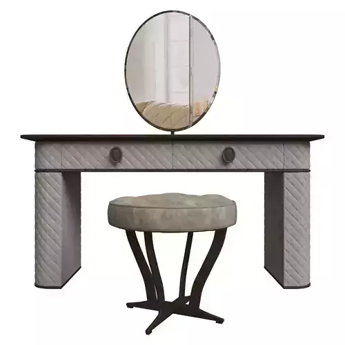 Alberta Salotti Penelope MakeUp and chair  3D model