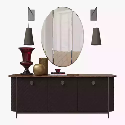 Alberta Salotti Penelope chest of drawers and decor 