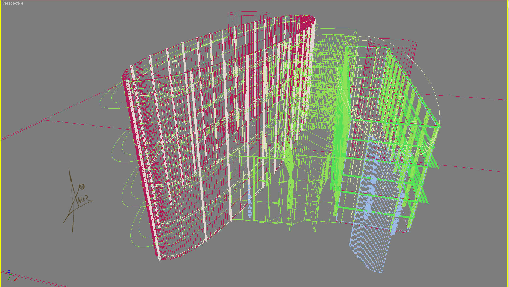 Library - architectural 3D model_5
