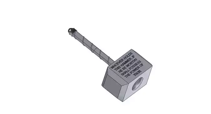 Thors Hammer - Mjolnir 3D print model