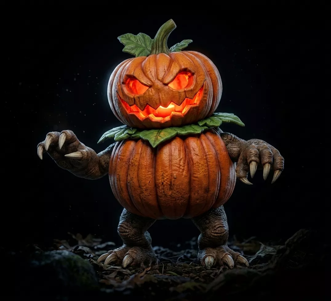Monster Pumpkin 3D Print 3D print model