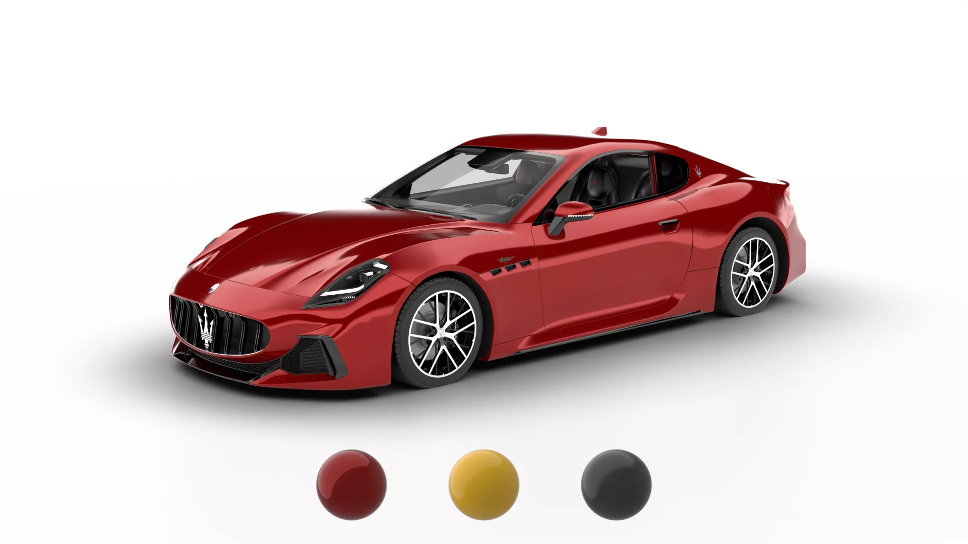 Maserati GranTurismo Trofeo 2023 3d model 3D model