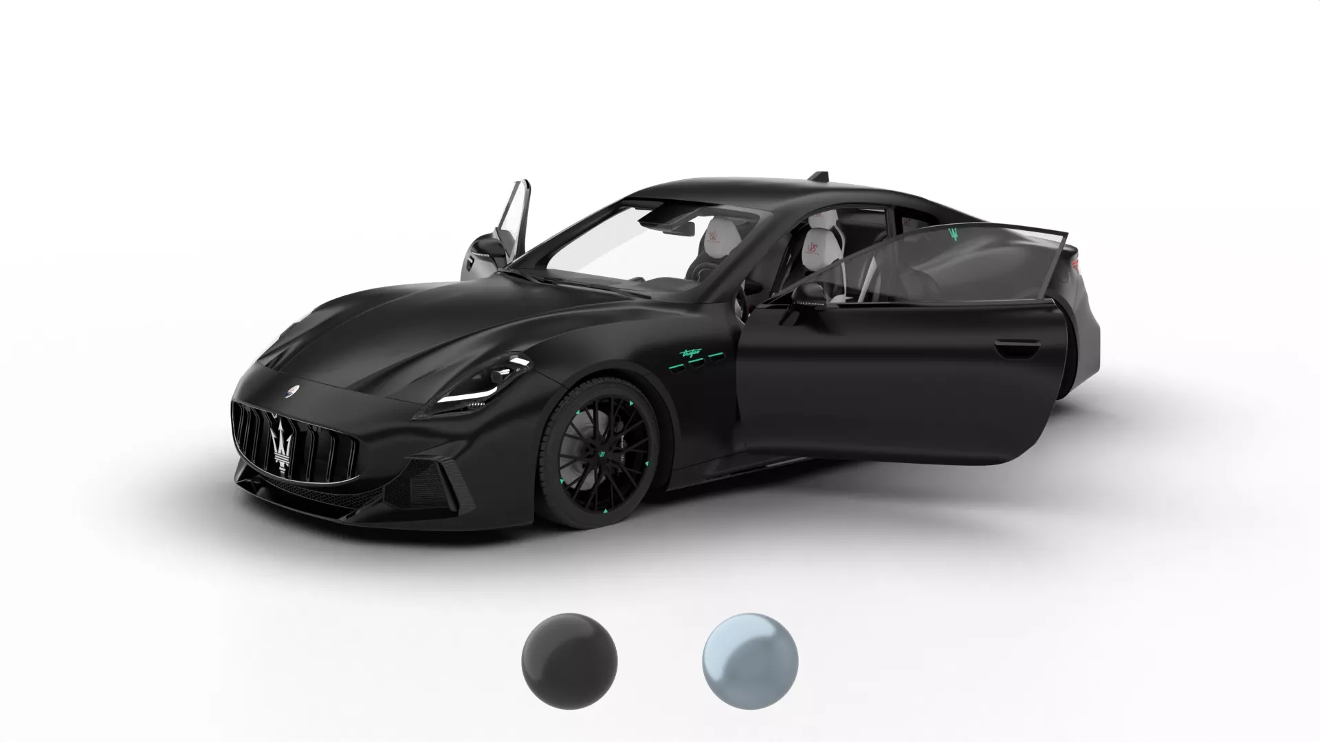 Maserati GranTurismo Trofeo PrimaSerie 75th 2024 HQ 3d model 3D model