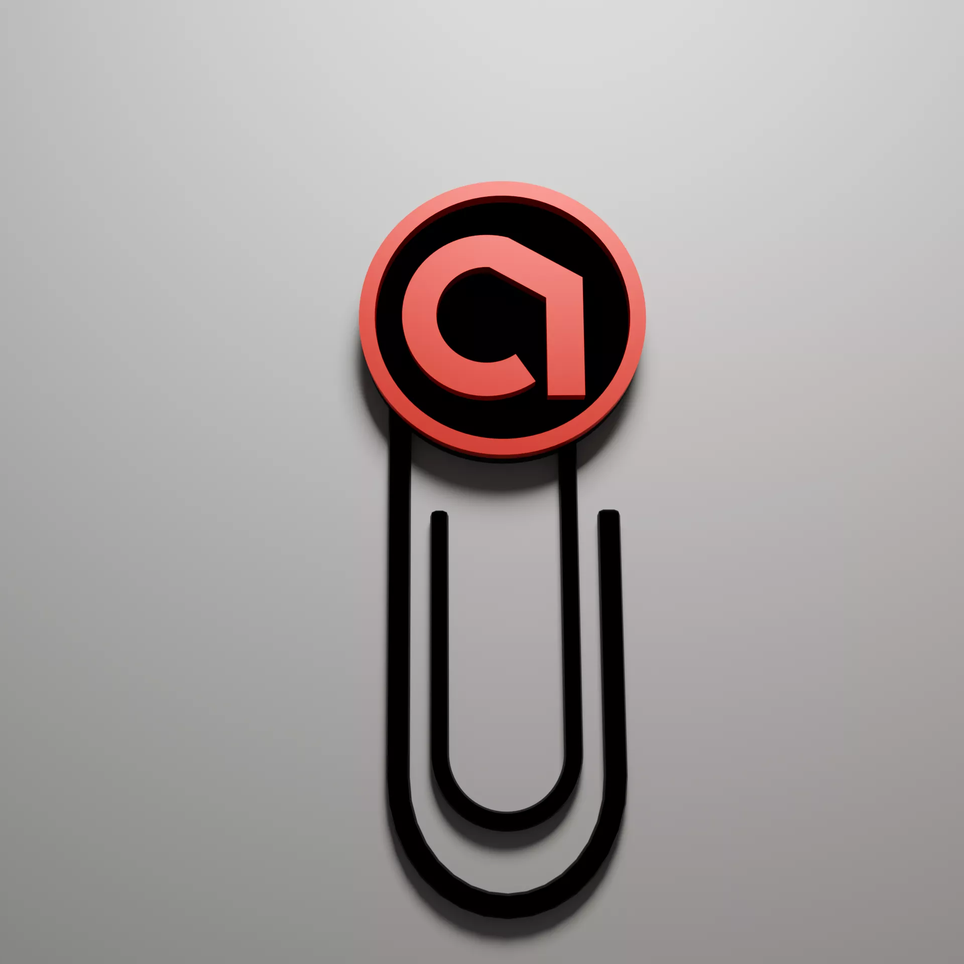 ARASAKA Paper Clip Letter A Cyberpunk 2077 3D print model