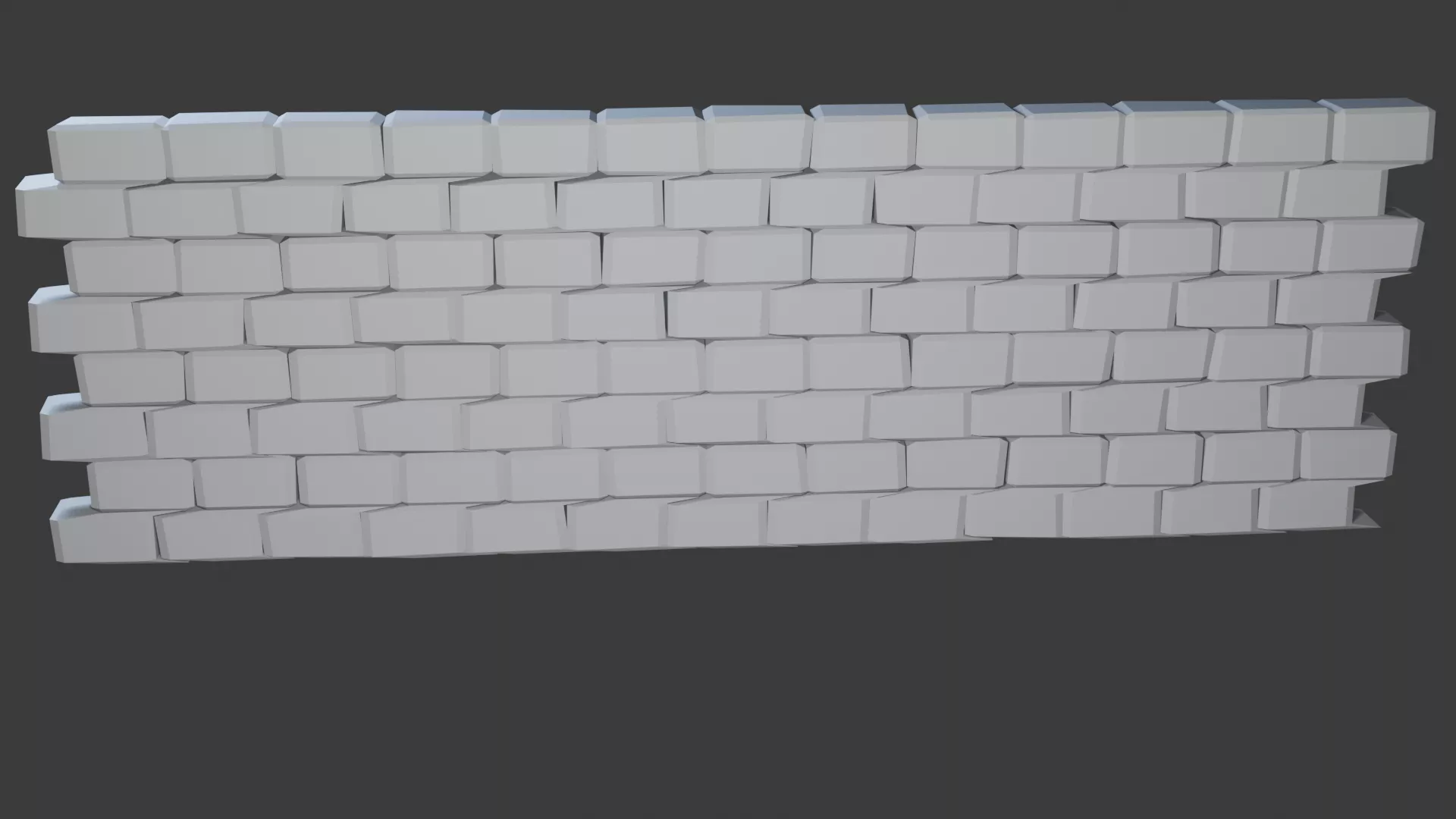 Stone Wall 3D Model Free 3D model