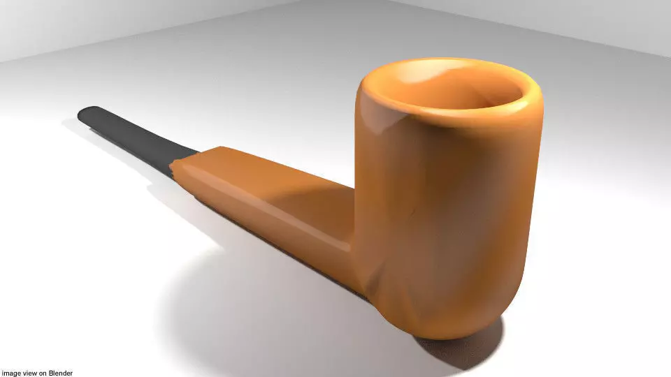Smoking Pipe - Panel 3D model_0
