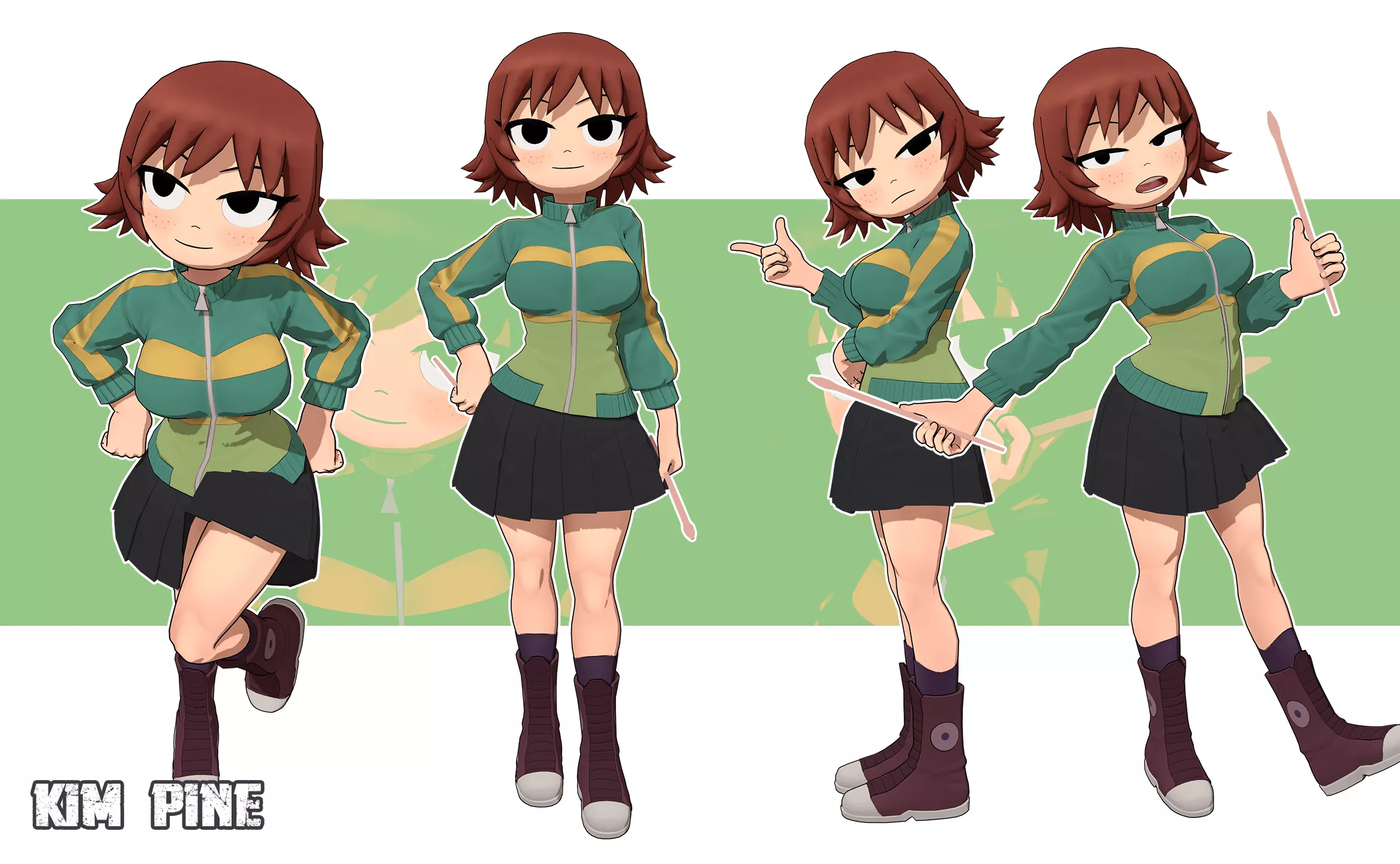 Kim Pine 3D model