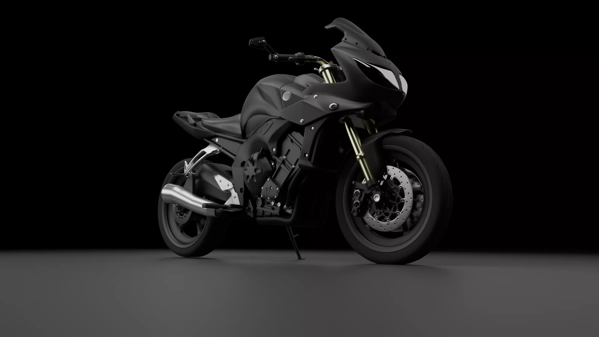 Yamaha FZ1 2006 3D print model