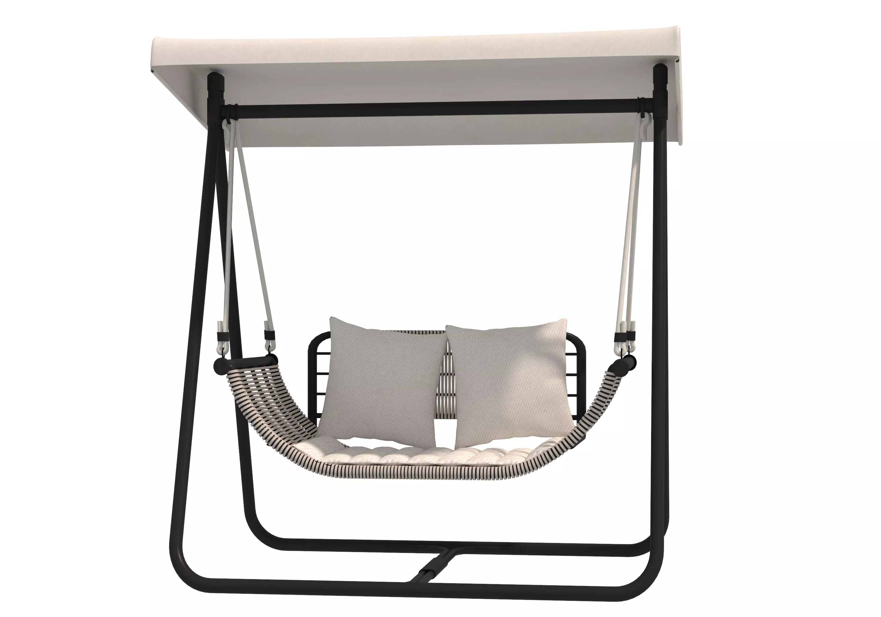 Metal Porch Swing 03 3D model