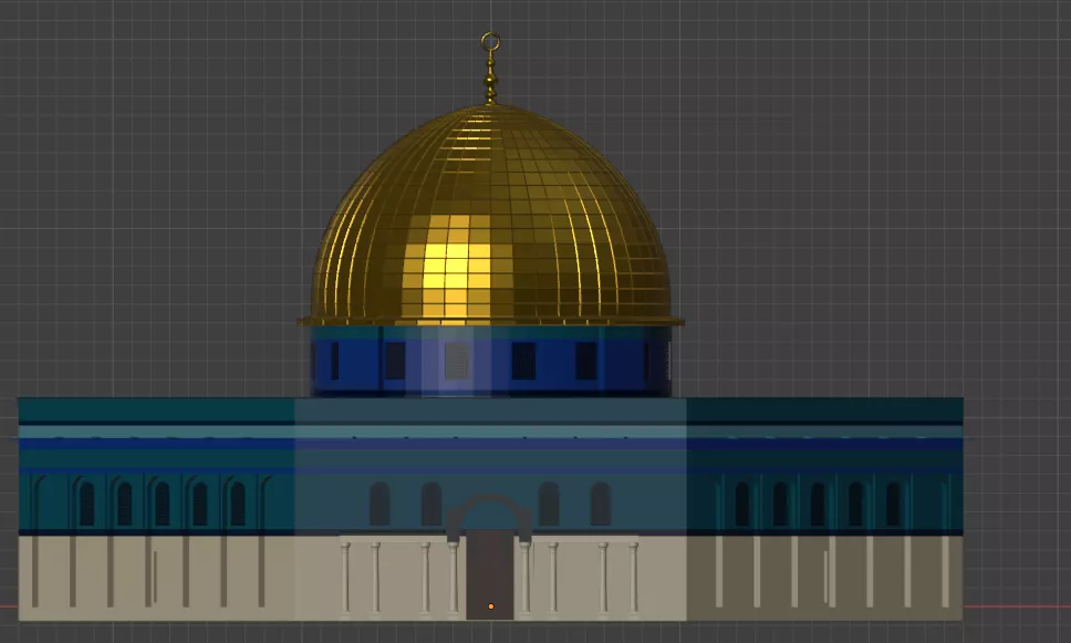Qubbat as-Sahro 3D model