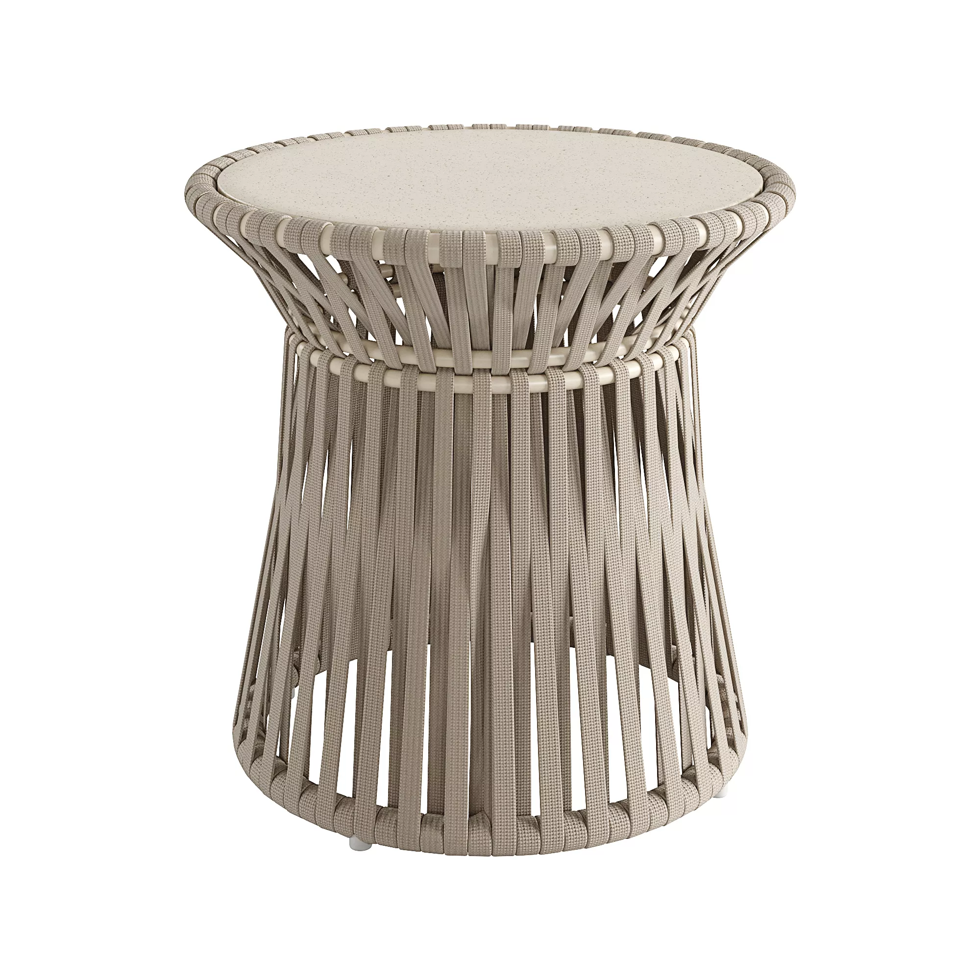 Leandra Wicker Coffee Table 3D model