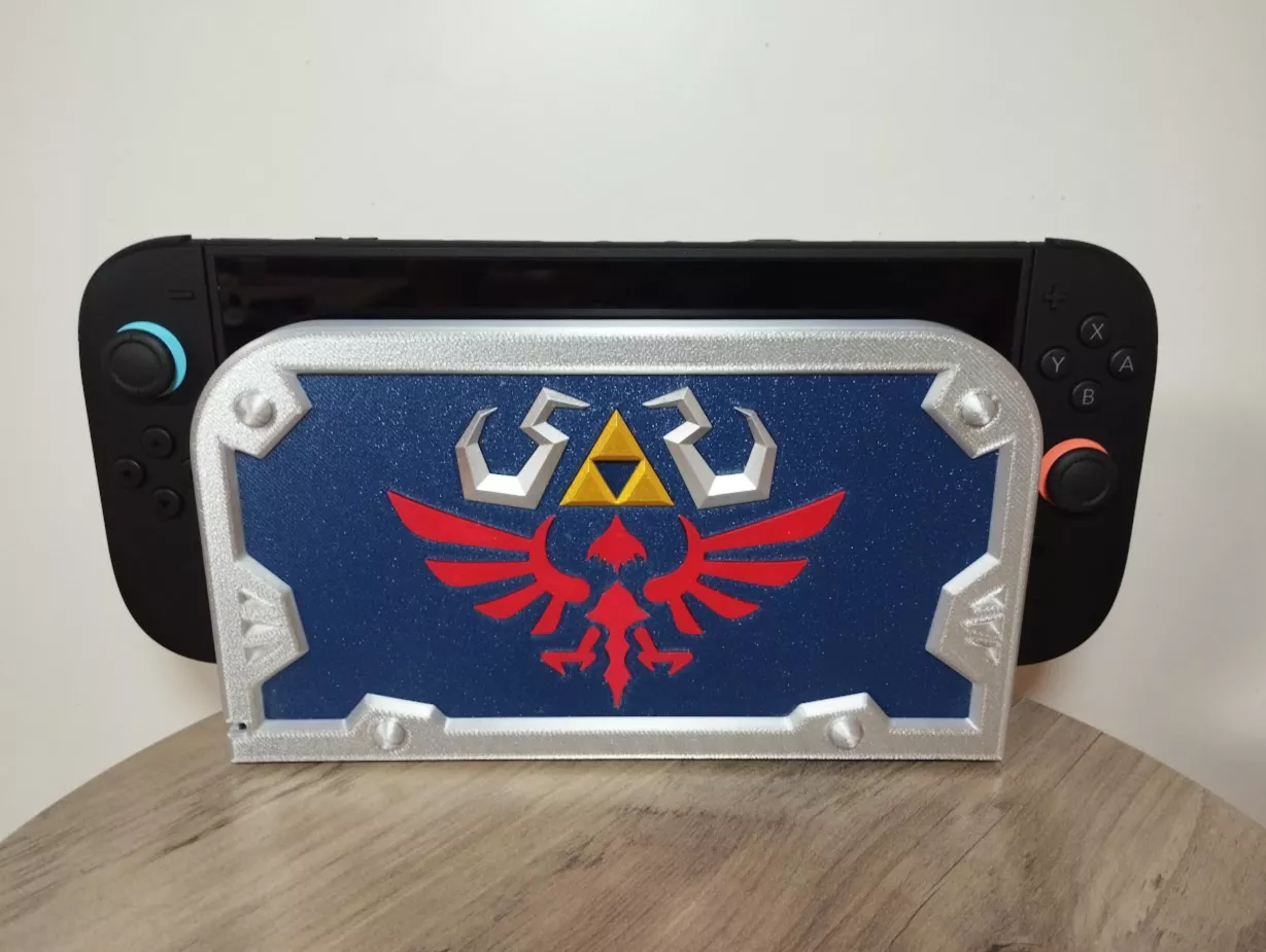 Nintendo Switch 2 Dock Faceplate Zelda Pack 3D print model