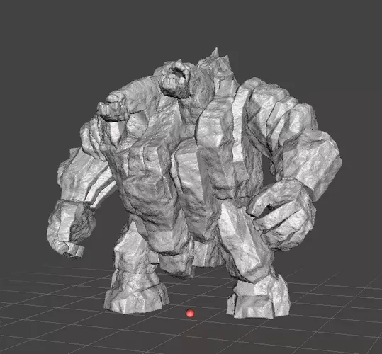 LYTHOS STONE TITAN MINIATURE MODEL FOR FANTASY GAMES RPG DND