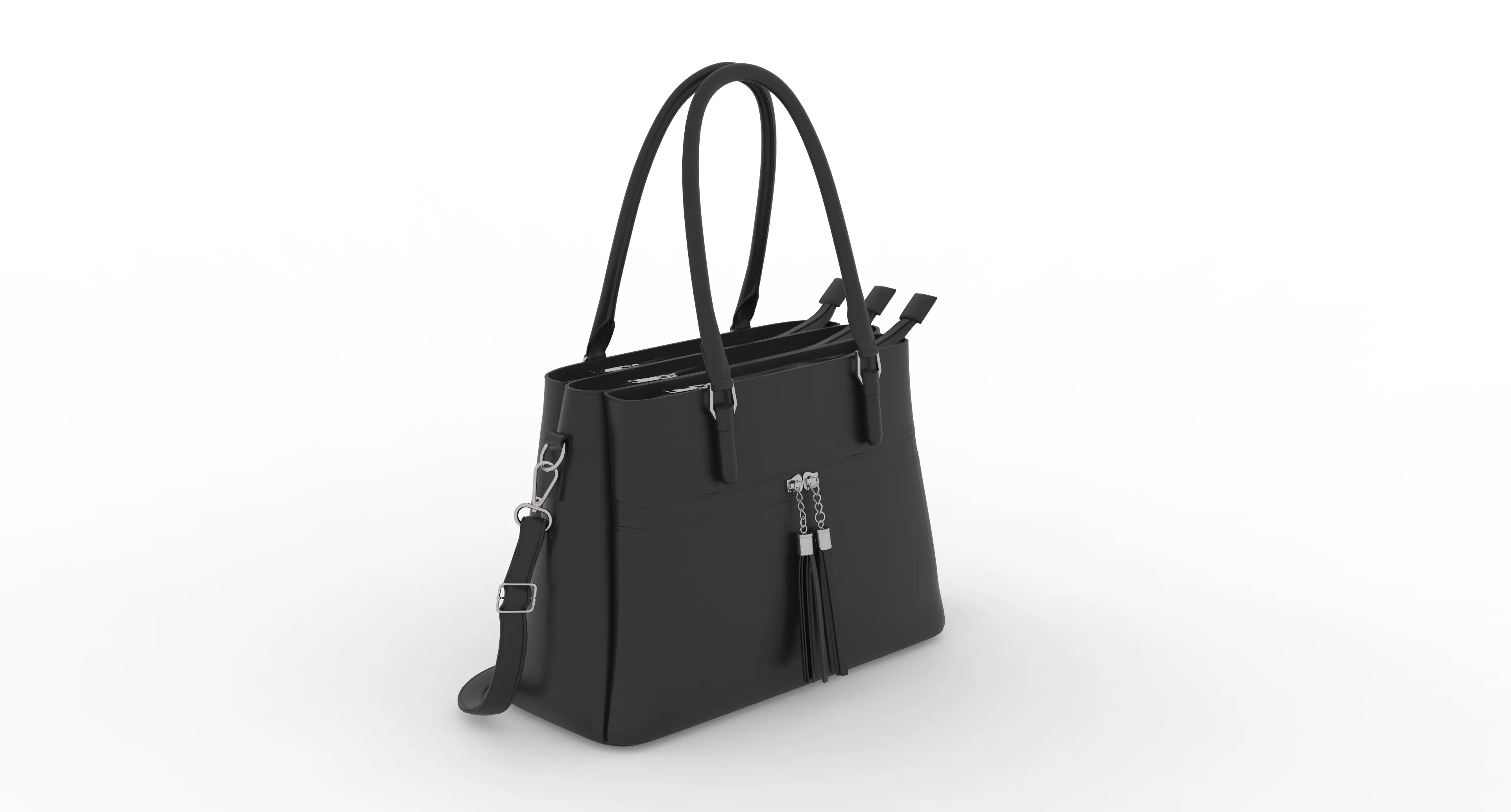 Hand bag Low-poly 3D model