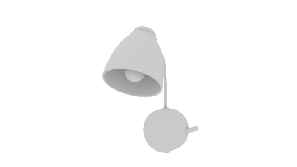 Cohen Wall Lamp Low-poly 3D model_5