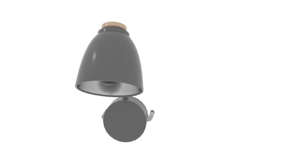 Cohen Wall Lamp Low-poly 3D model_1