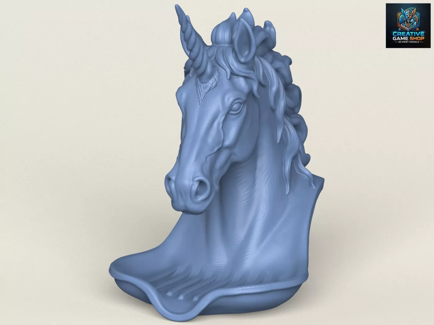 Stylish Unicorn Soap Dish 3D print model