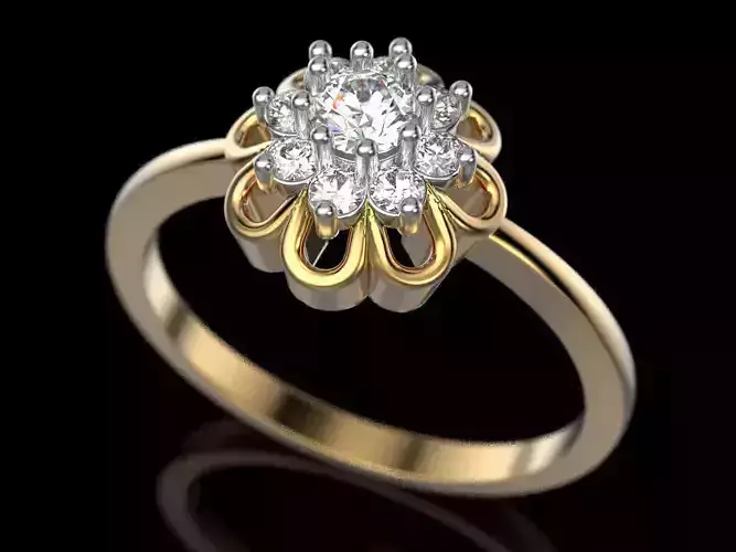 Engagement Ring Free 3D print model