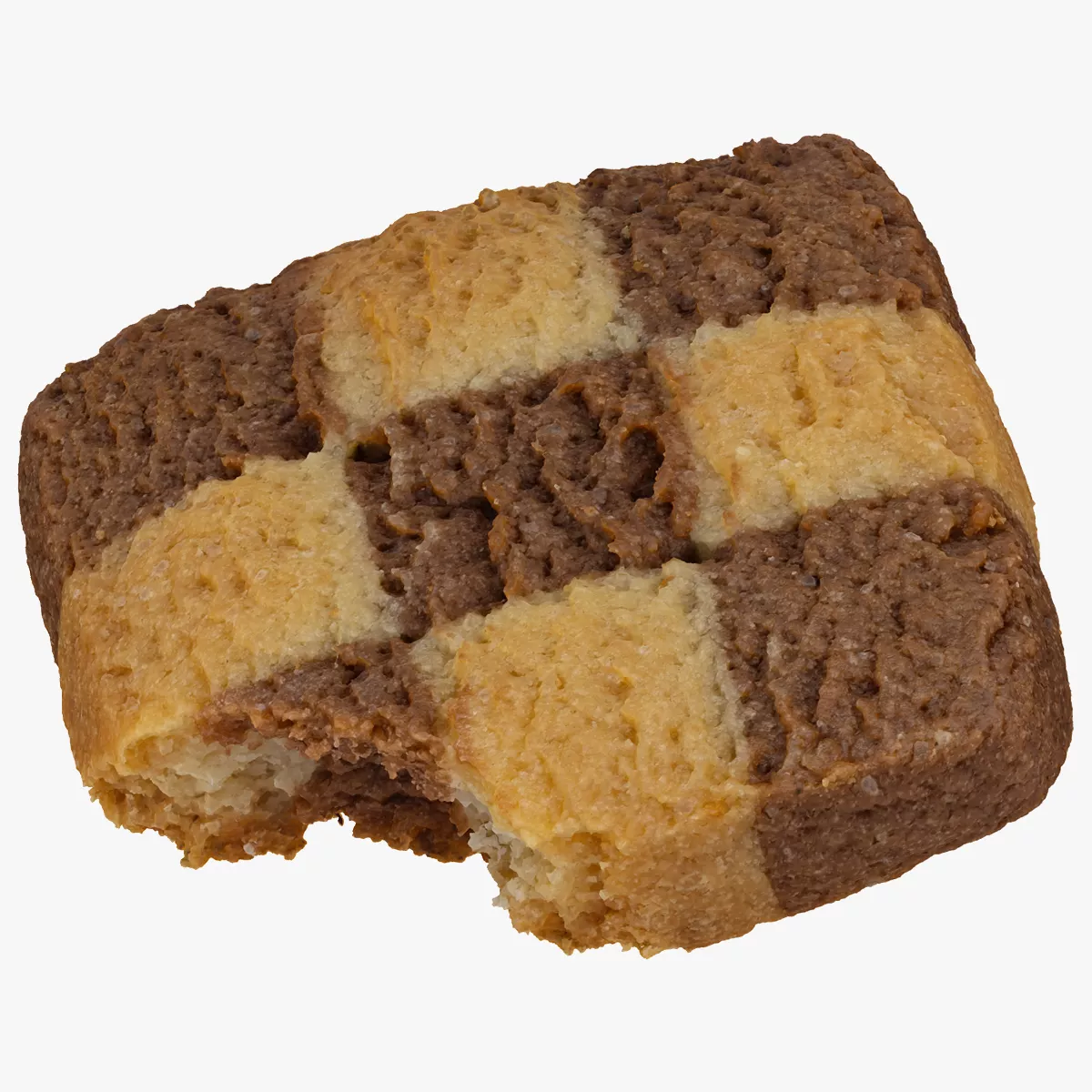 Checker Square Cookie 01 Bitten RAW Scan 3D model