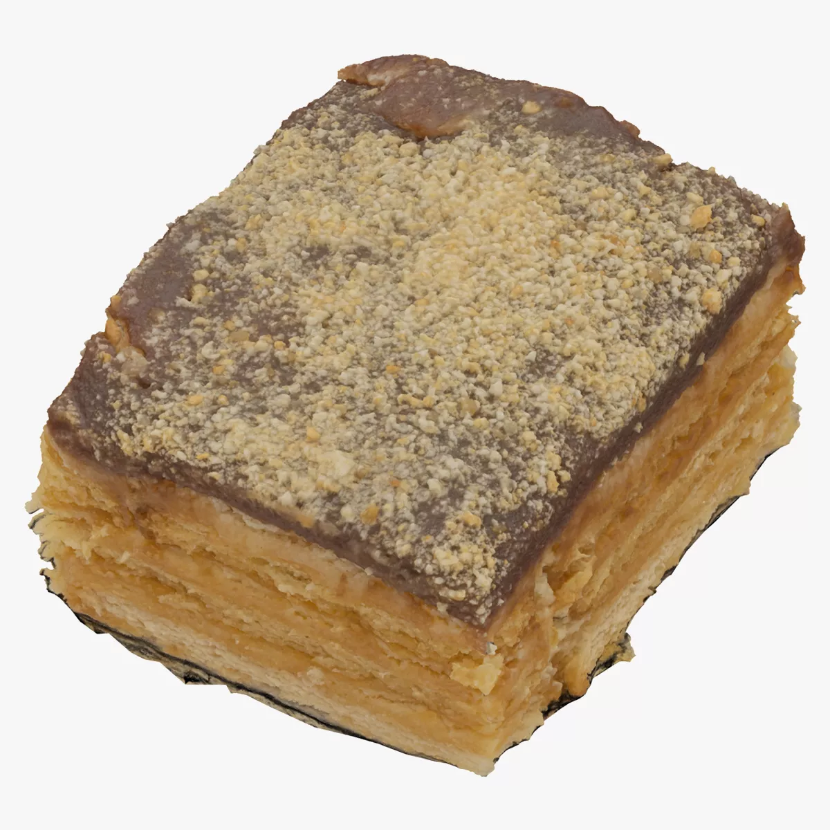 Nutella Homemade Cake Piece 01 RAW Scan 3D model