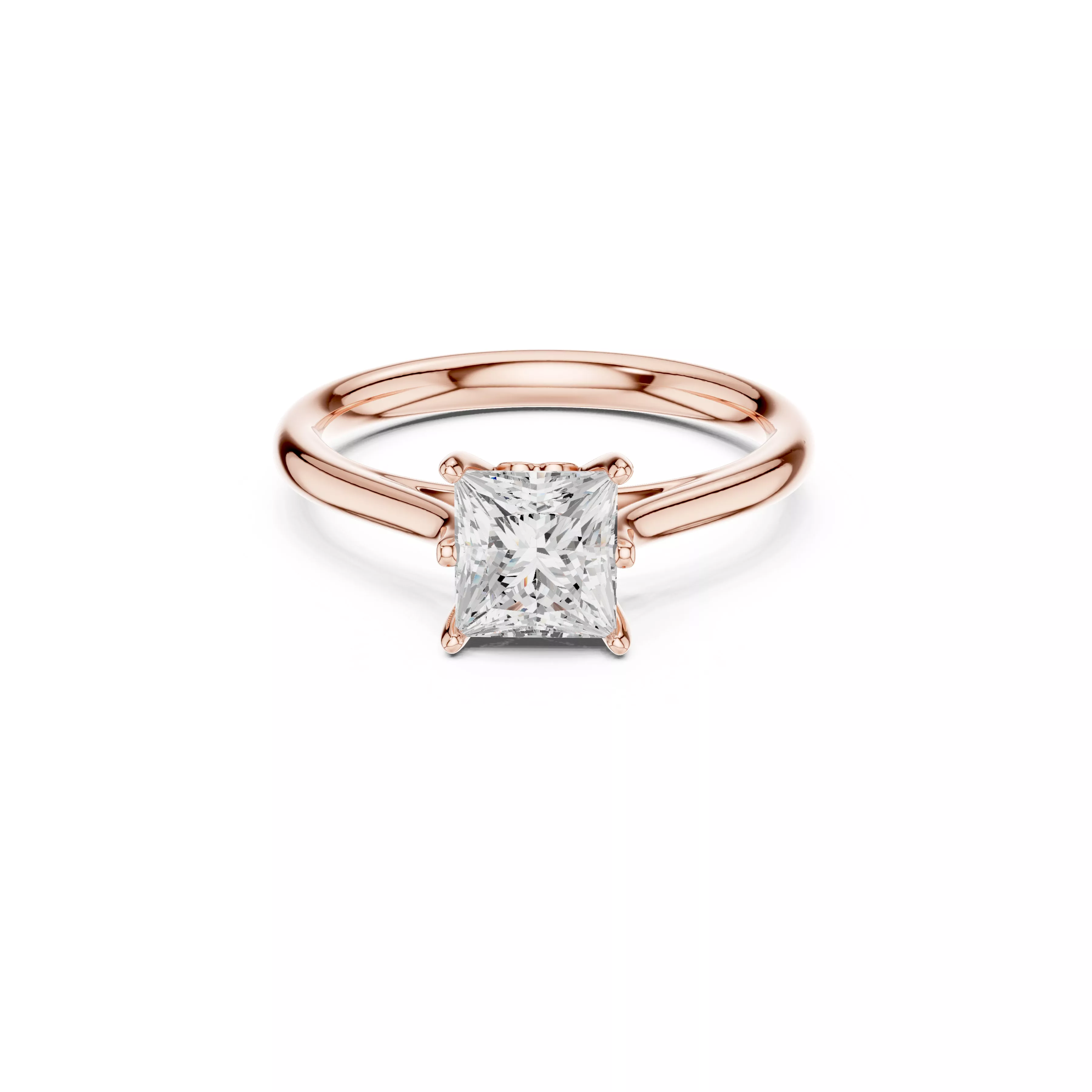 Buy Diamond Ring CAD Design STL 3DM Gold Ring Band R1887 3D print model