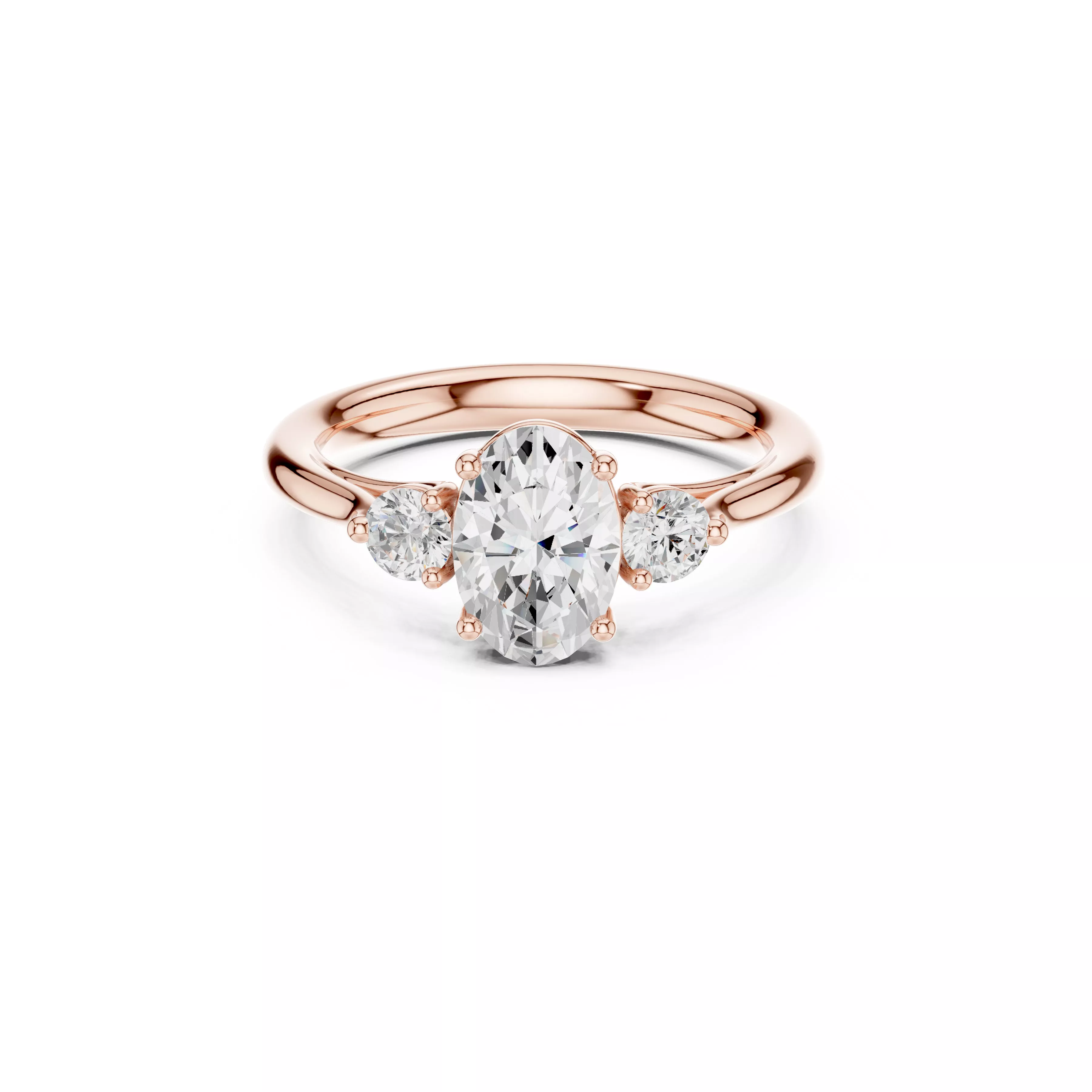 Buy Diamond Ring CAD Design STL 3DM Gold Ring Band R1858 3D print model