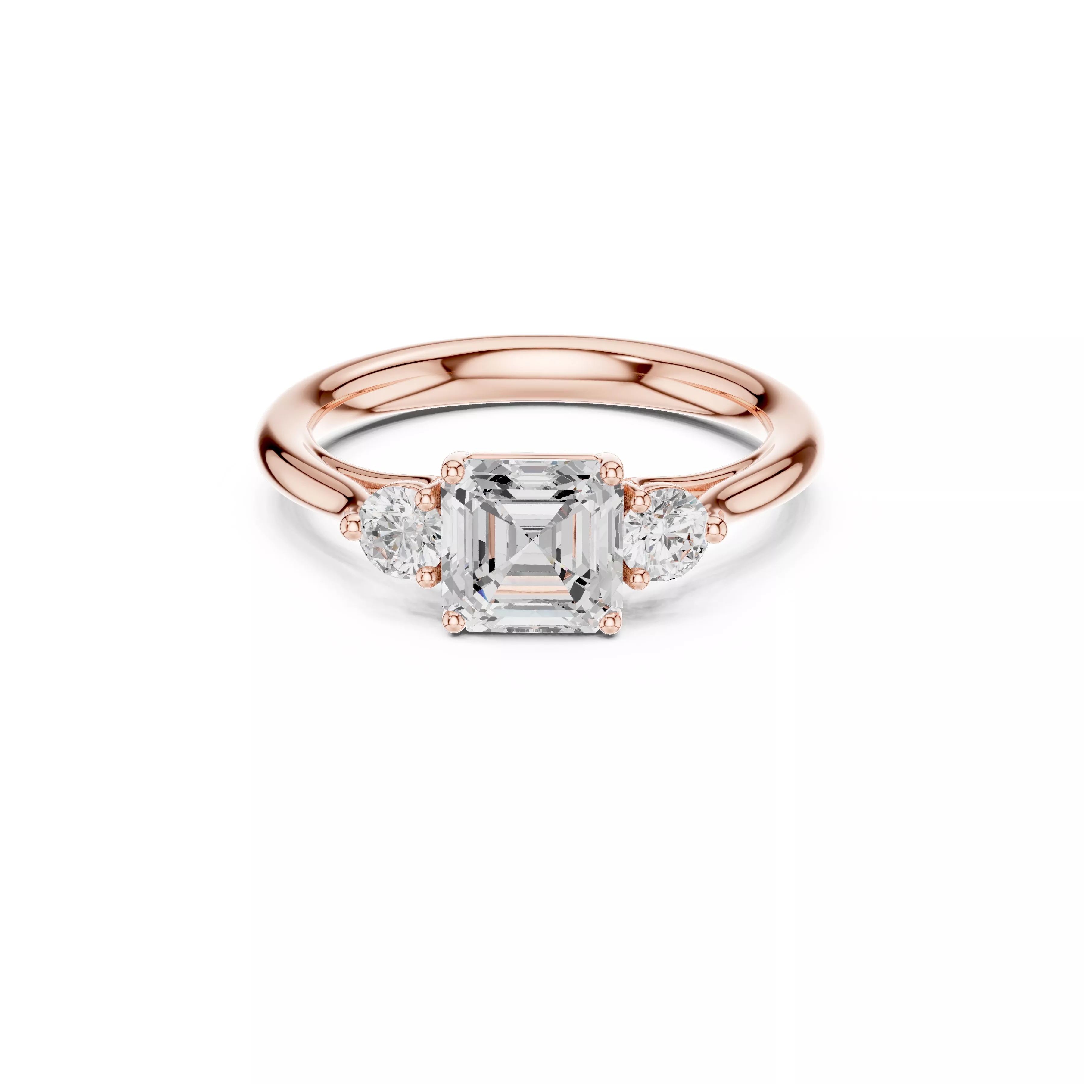 Buy Diamond Ring CAD Design STL 3DM Gold Ring Band R1862 3D print model