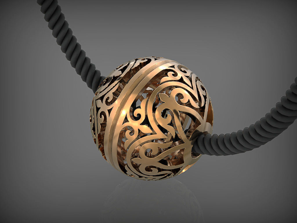 Ornament Ball  3D print model_2