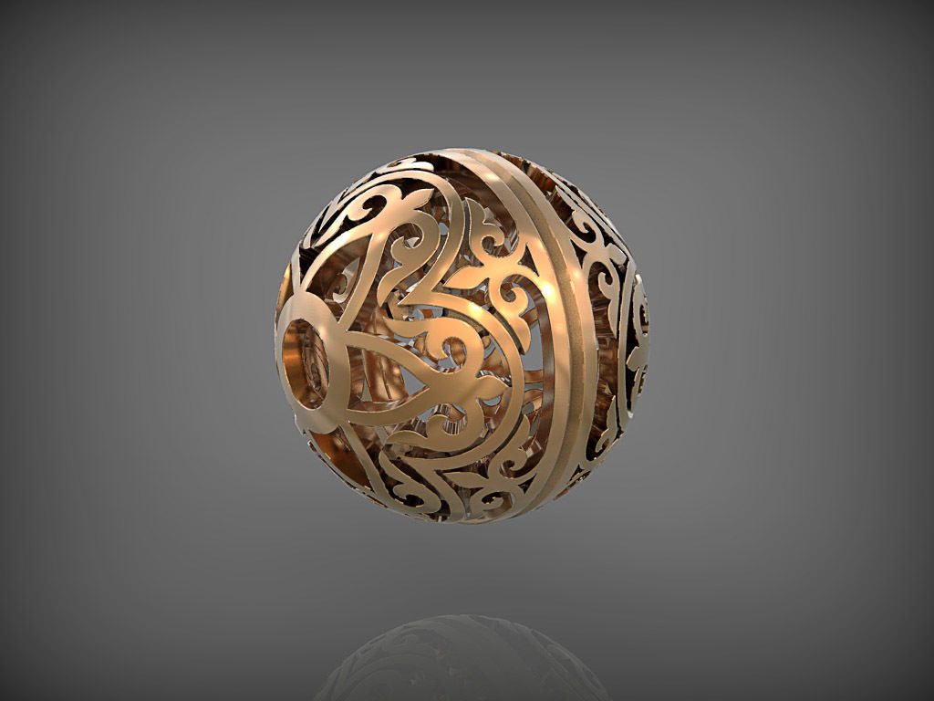 Ornament Ball  3D print model_0