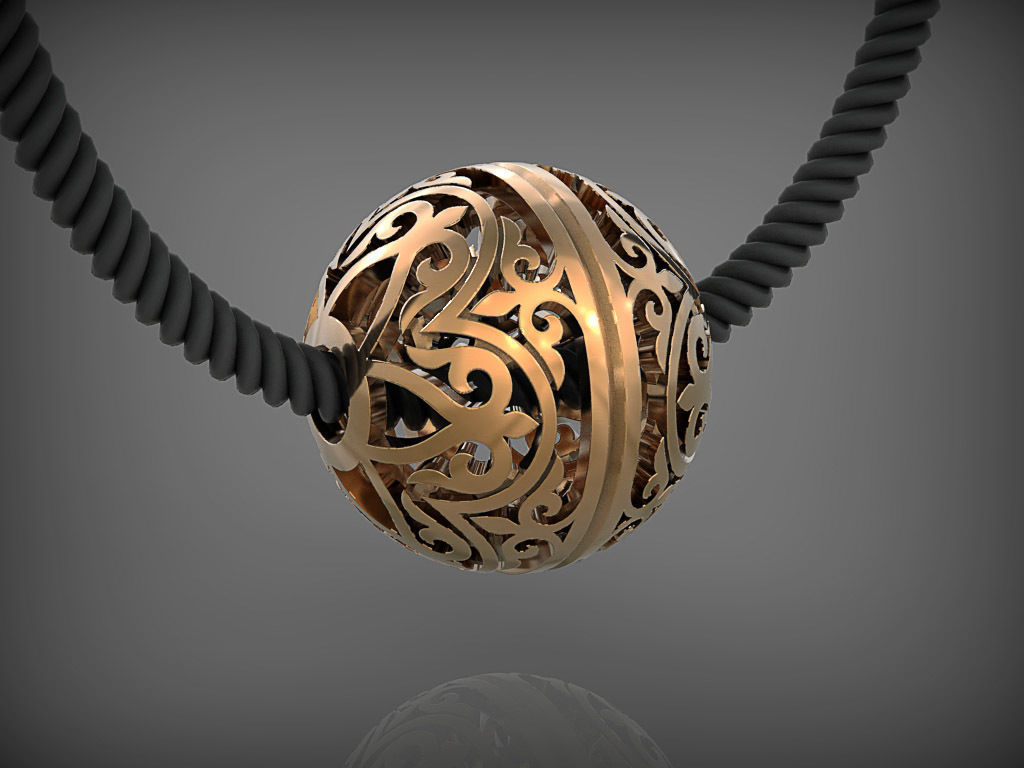 Ornament Ball  3D print model_1
