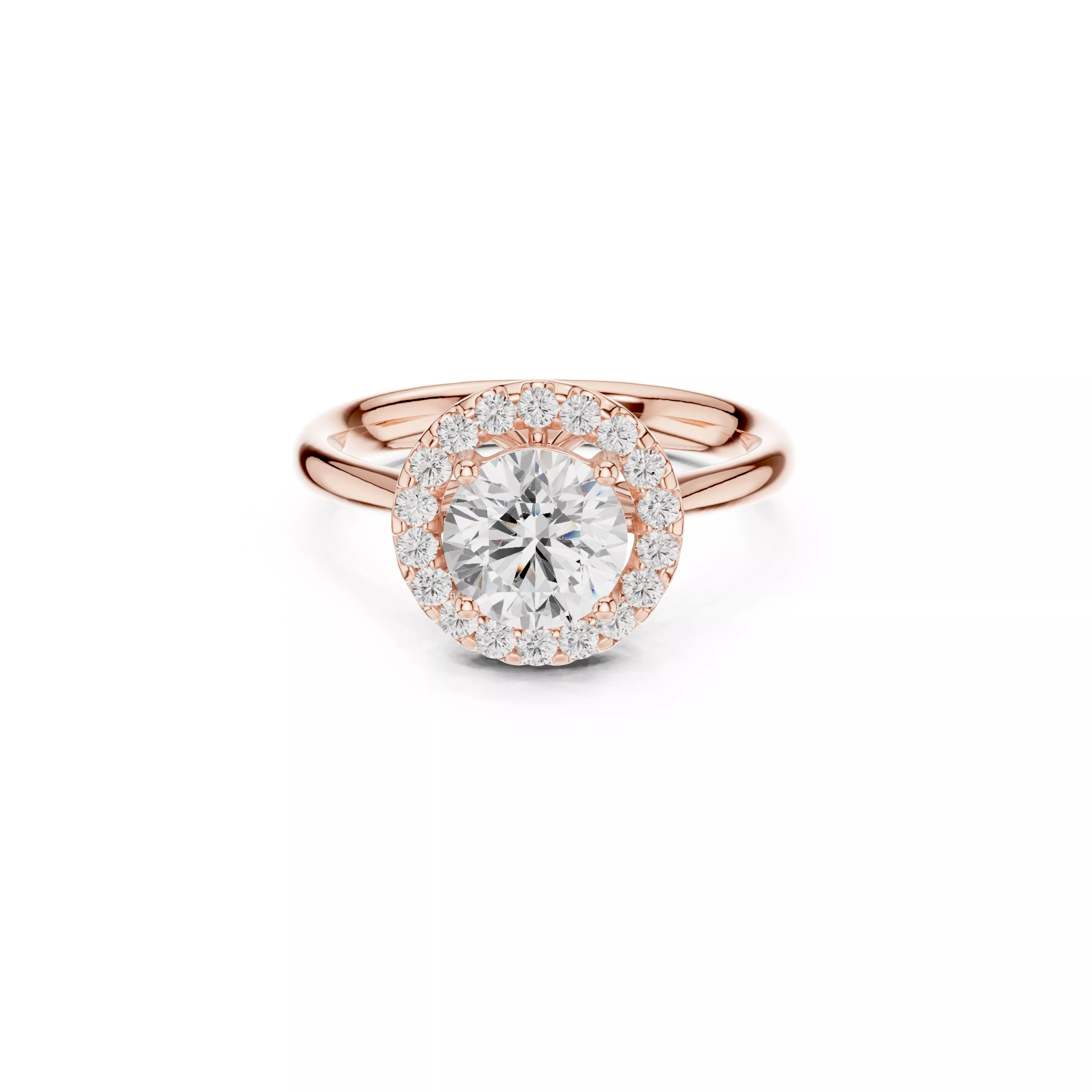 Buy Diamond Ring CAD Design STL 3DM Gold Ring Band R1870 3D print model